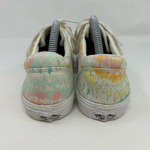 Vans Women's Ward White Tie Dye Lace Up Platform Sneakers Multicolor Size 9 - Picture 8 of 14